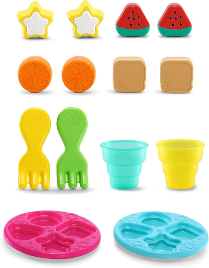 LeapFrog picnic basket learning toy with plates and cups