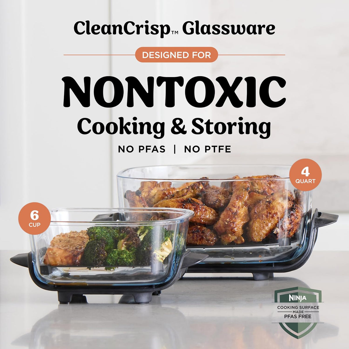 Ninja Crispi FN101OR compact air fryer accessories