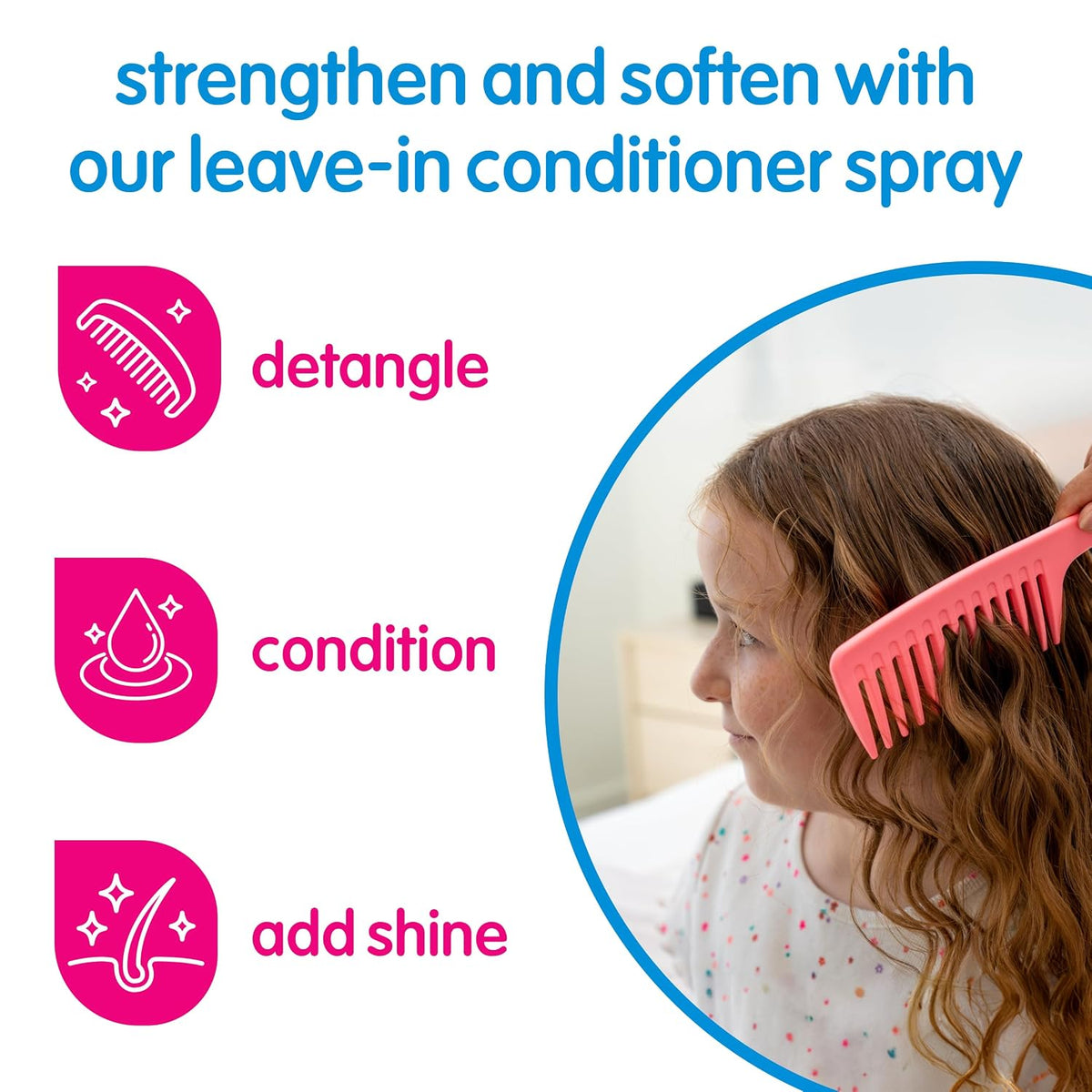 Paraben-free SO COZY leave-in conditioner spray for kids