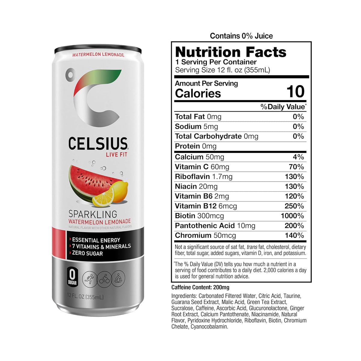 CELSIUS 12 fl oz slim can sparkling energy drink
