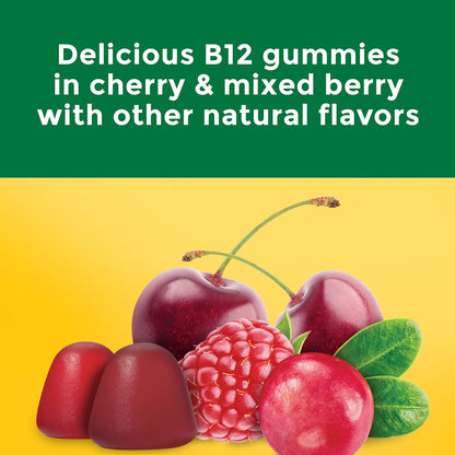 Nature Made gluten-free B12 gummies for adults