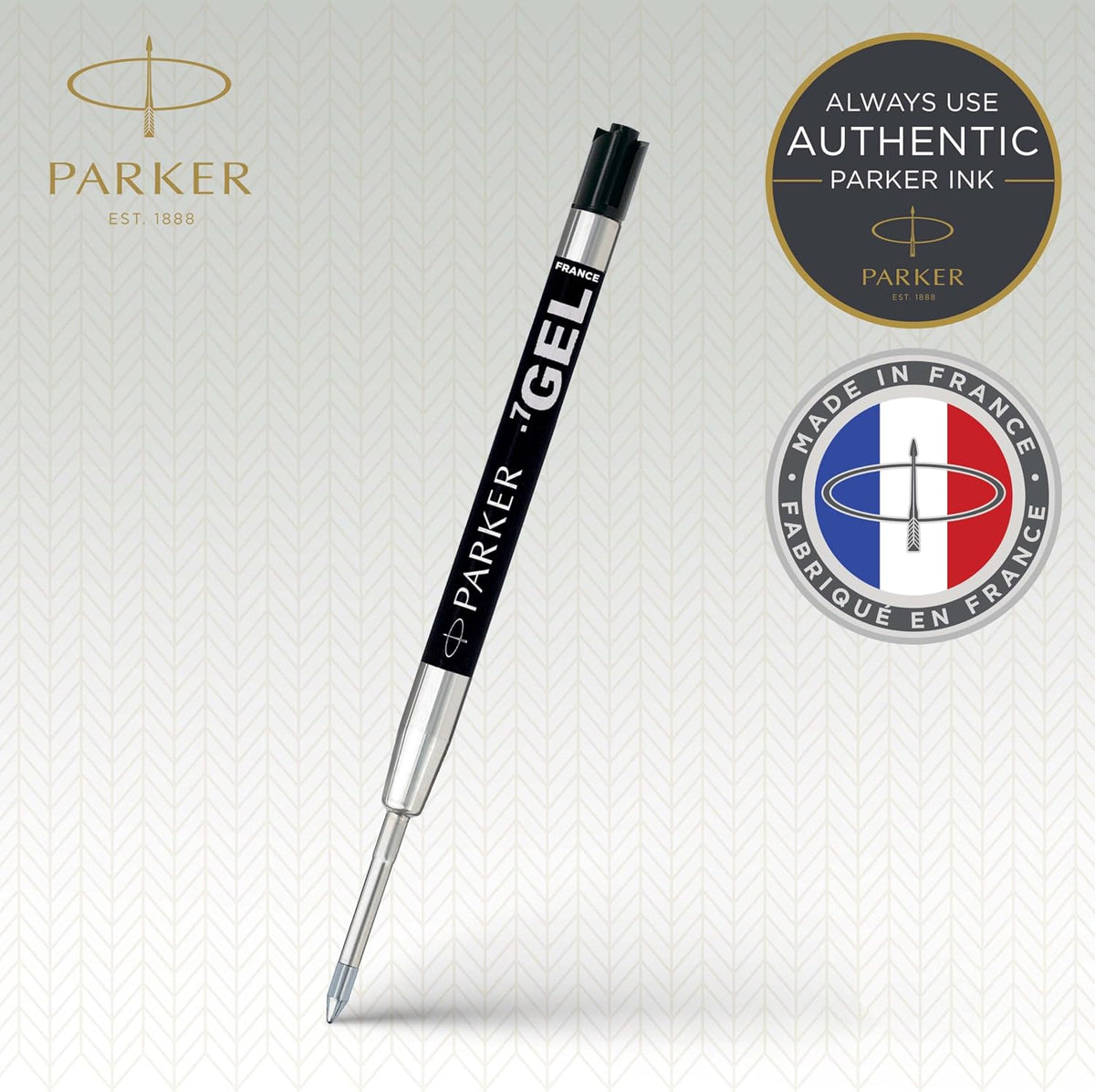 Medium conical tip Parker gel pen refill