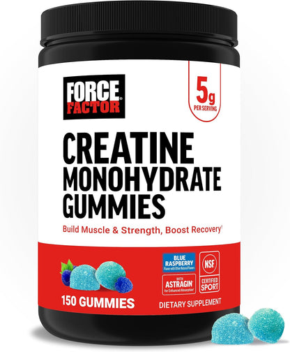 Force Factor creatine gummies with 5g creatine per serving