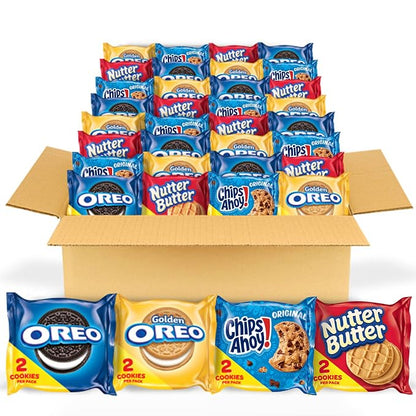 Mondelez Nabisco cookie snacks variety pack 56 count