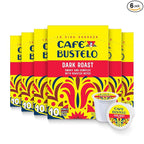 Café Bustelo dark roast single serve coffee pods