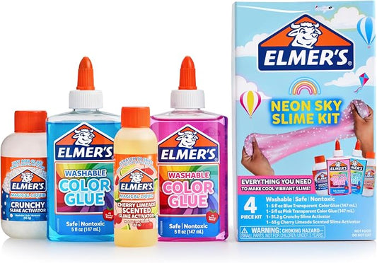 Elmer’s Neon Sky Slime Kit 4 piece craft set