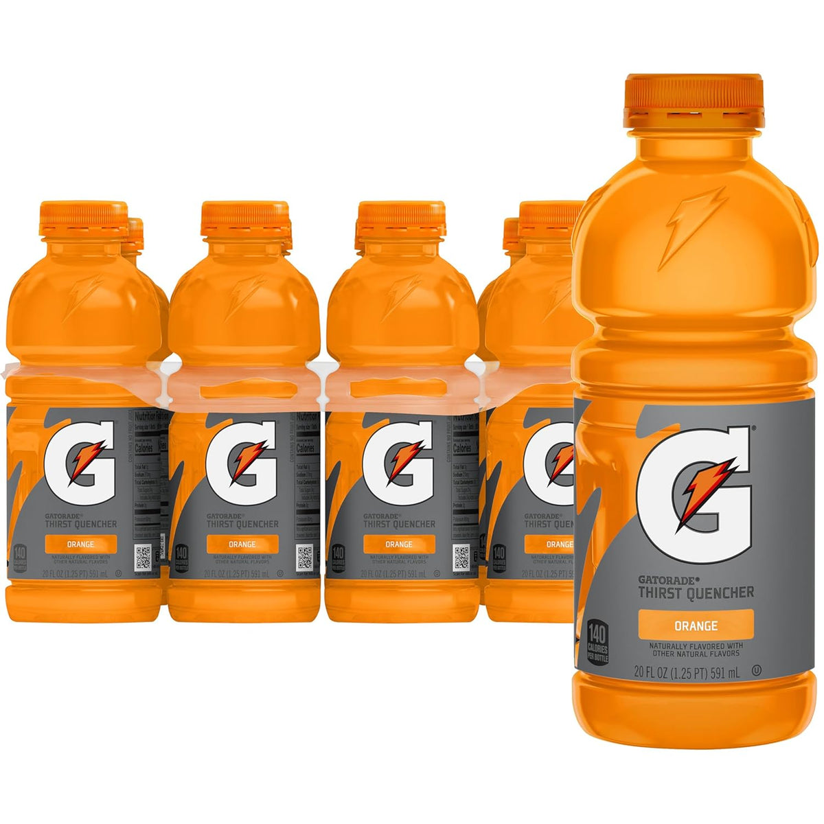 Gatorade Orange sports drink bottles pack of 8