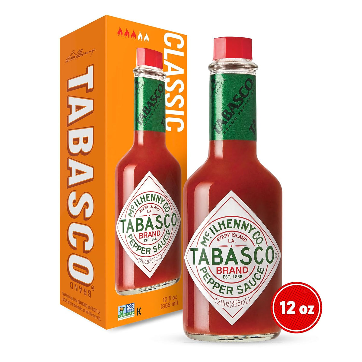 TABASCO red pepper hot sauce for wings and marinades