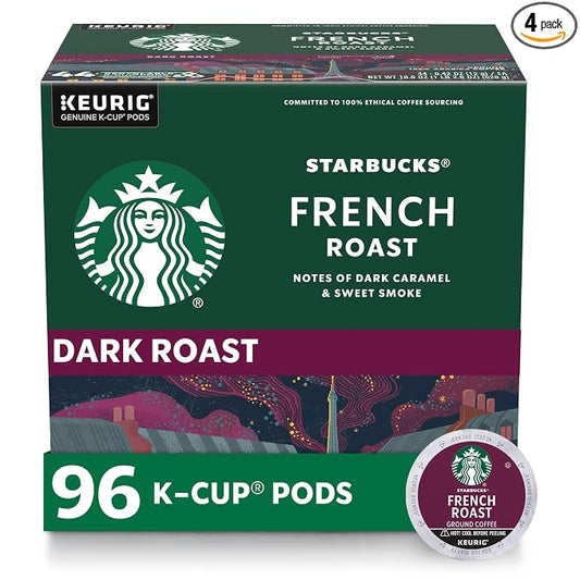 Starbucks French Roast K-Cup coffee pods 96 count