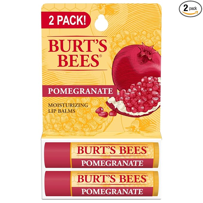 Burt's Bees Pomegranate Lip Balm two-tube pack