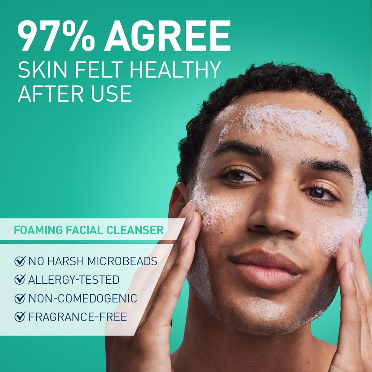 CeraVe fragrance-free daily facial cleanser bottle