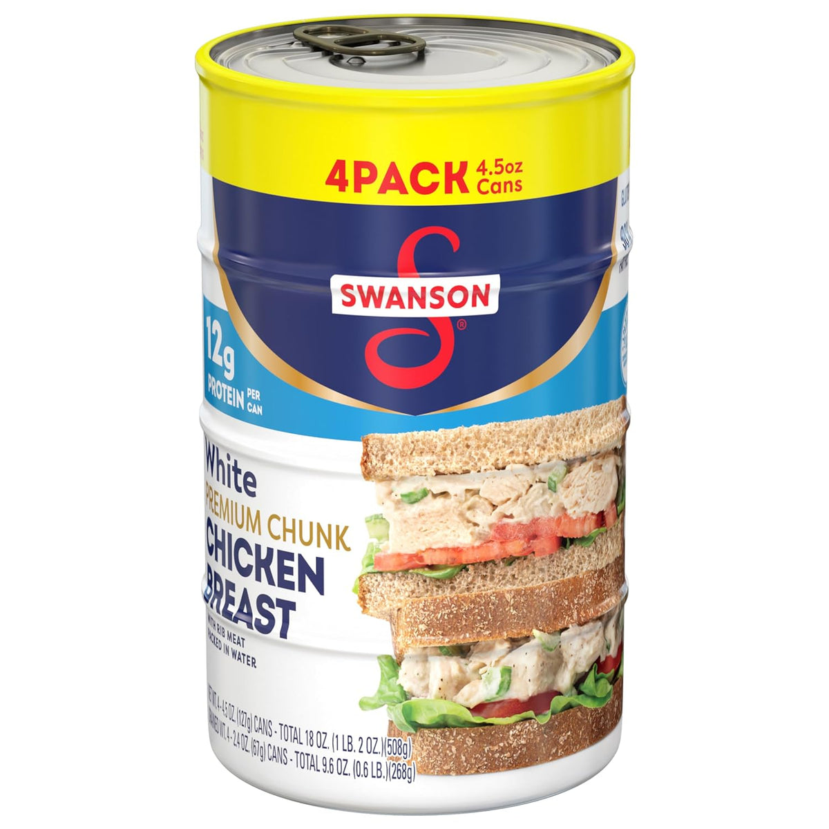 Swanson premium chunk chicken cans pantry staple
