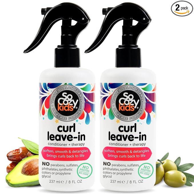 SO COZY kids curl leave in conditioner 2 pack