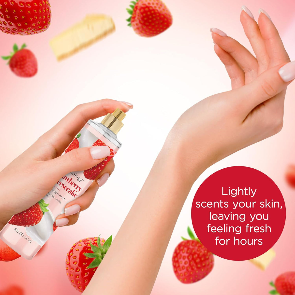 Light fruity body spray for everyday wear