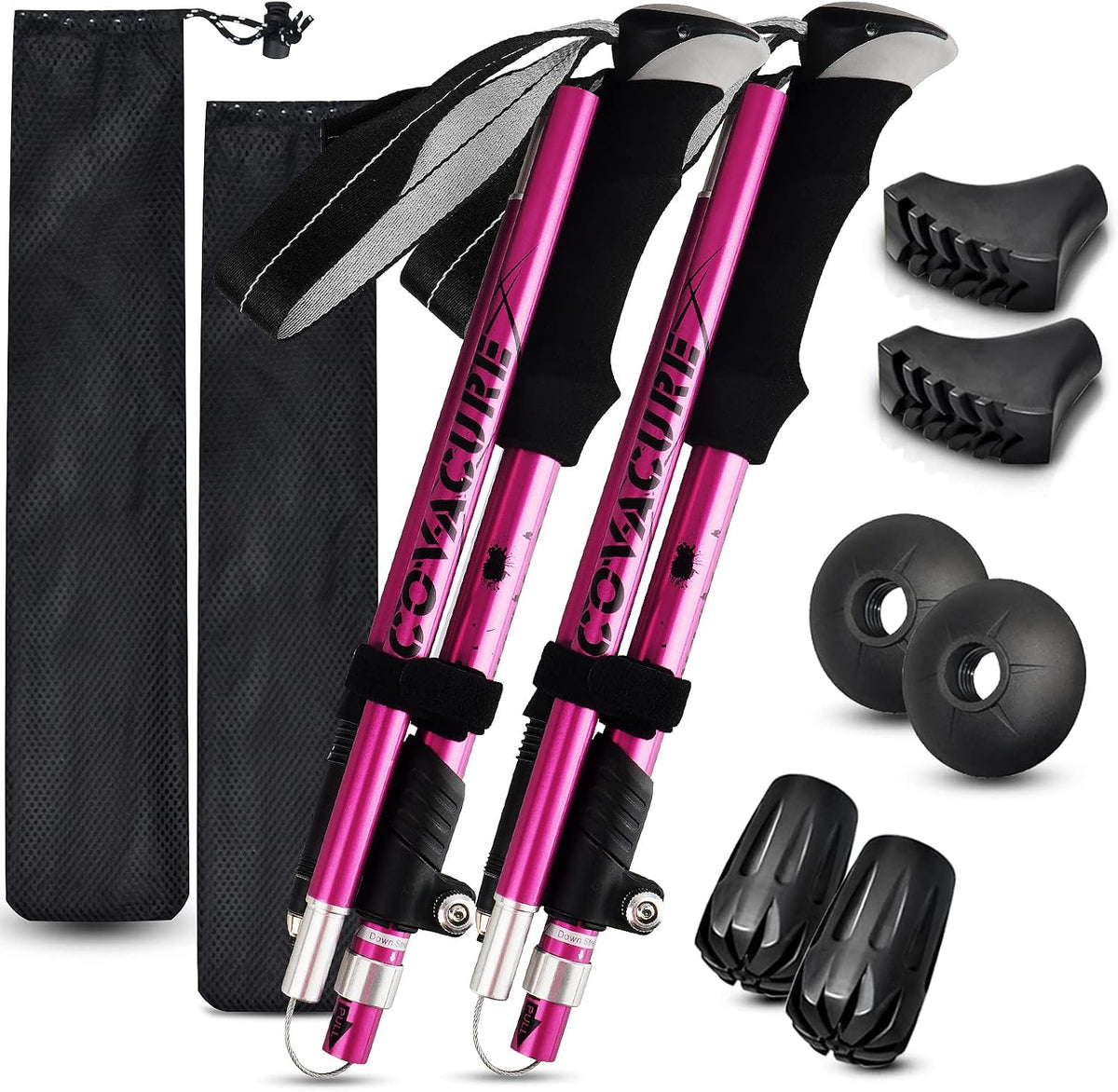 Covacure 7075 aluminum trekking poles