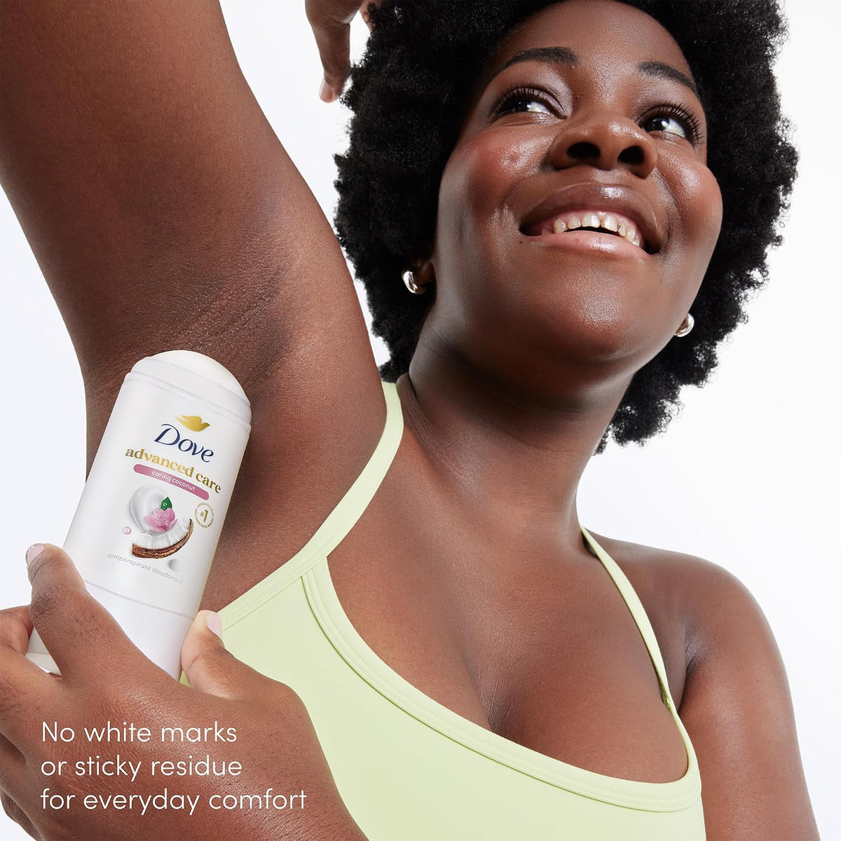 Dove 2-pack deodorant sticks with creamy coconut scent
