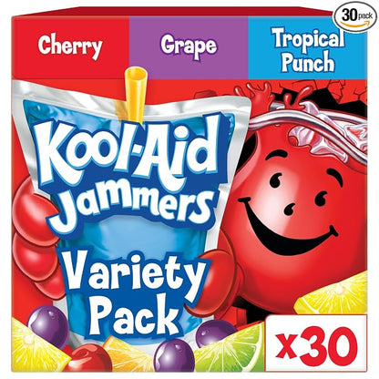 Kool-Aid Jammers variety pack 30 count box