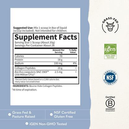 Collagen powder for hair nails and joints support
