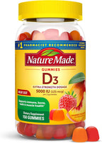 Nature Made Vitamin D3 gummies 150 count label