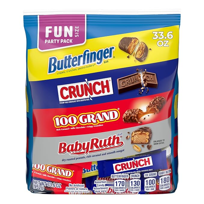 Butterfinger assorted Halloween candy bars variety pack