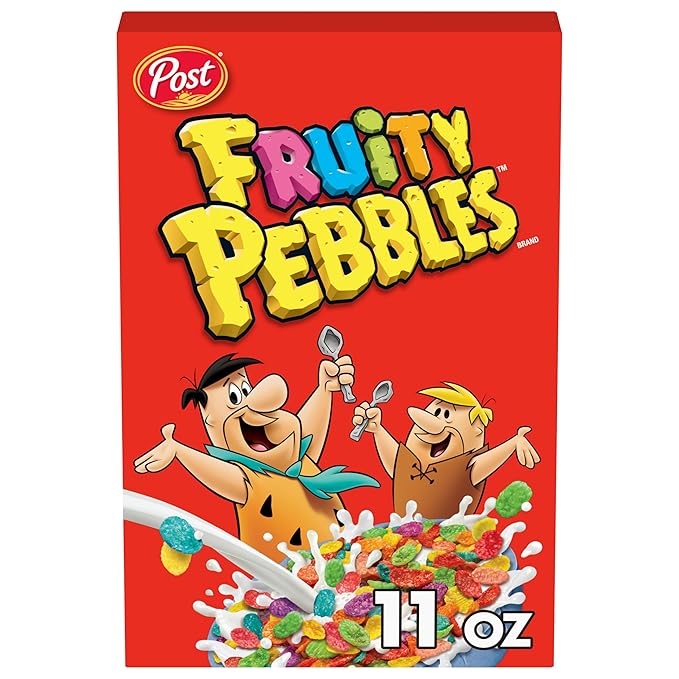 Fruity PEBBLES gluten free breakfast cereal 11 oz box