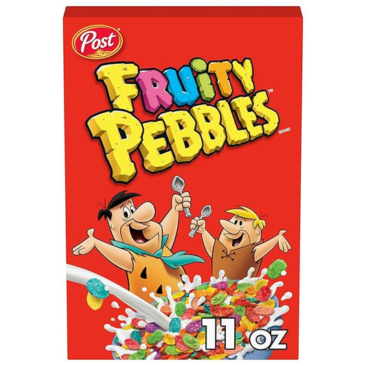 Fruity PEBBLES gluten free breakfast cereal 11 oz box