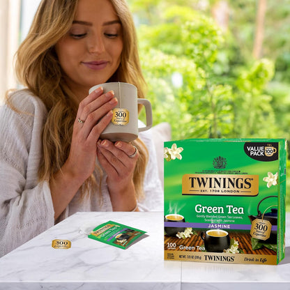 Twinings Green Tea with Jasmine teabags pack