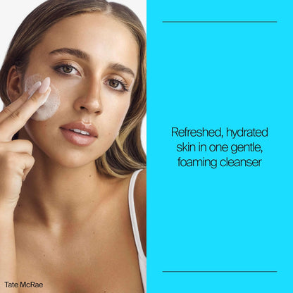 Fragrance-free hydrating facial cleanser for sensitive skin