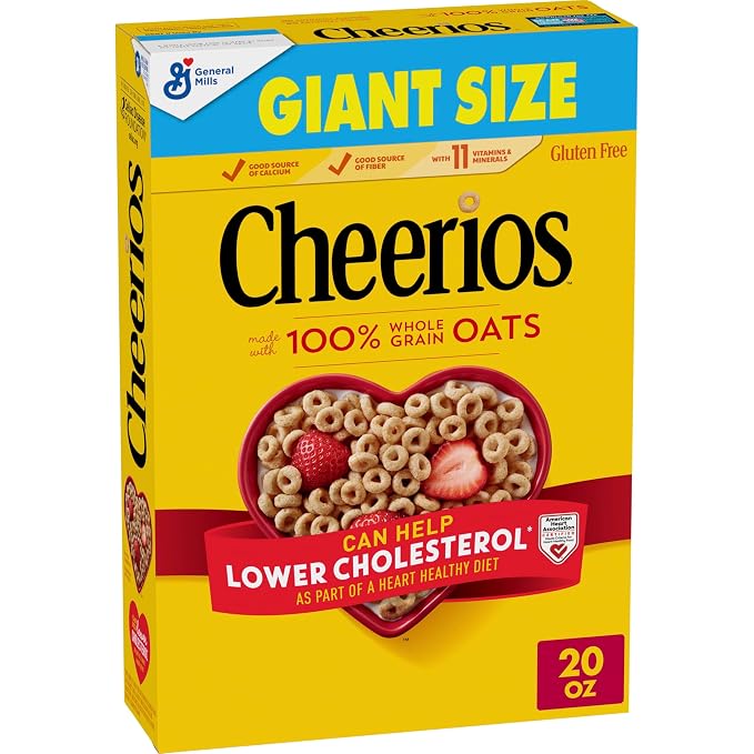 Cheerios gluten free breakfast cereal 20 oz box