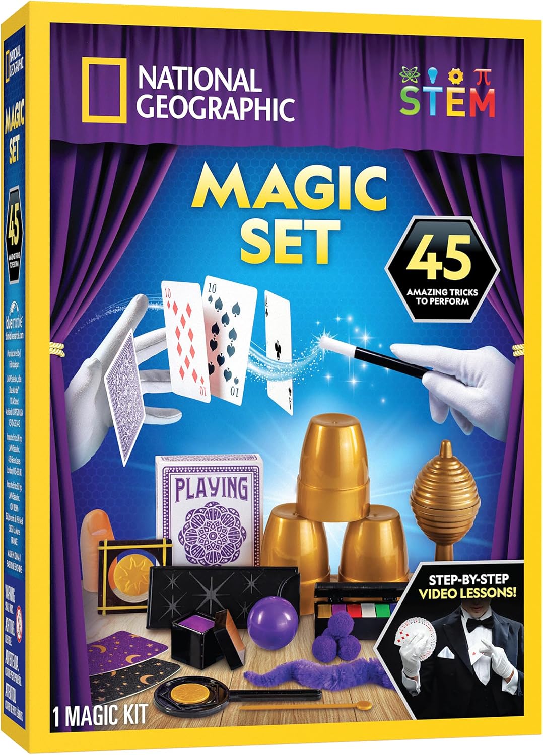 Blue Marble National Geographic magic kit with 45 tricks