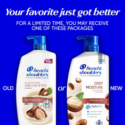 Rich moisture shampoo with shea butter