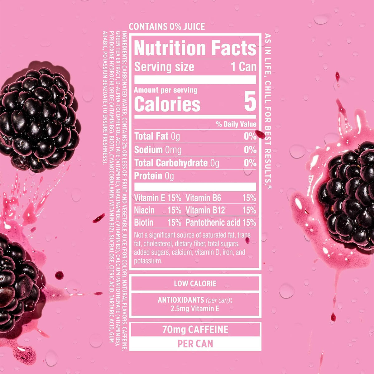 Sparkling Ice zero sugar caffeine sparkling water