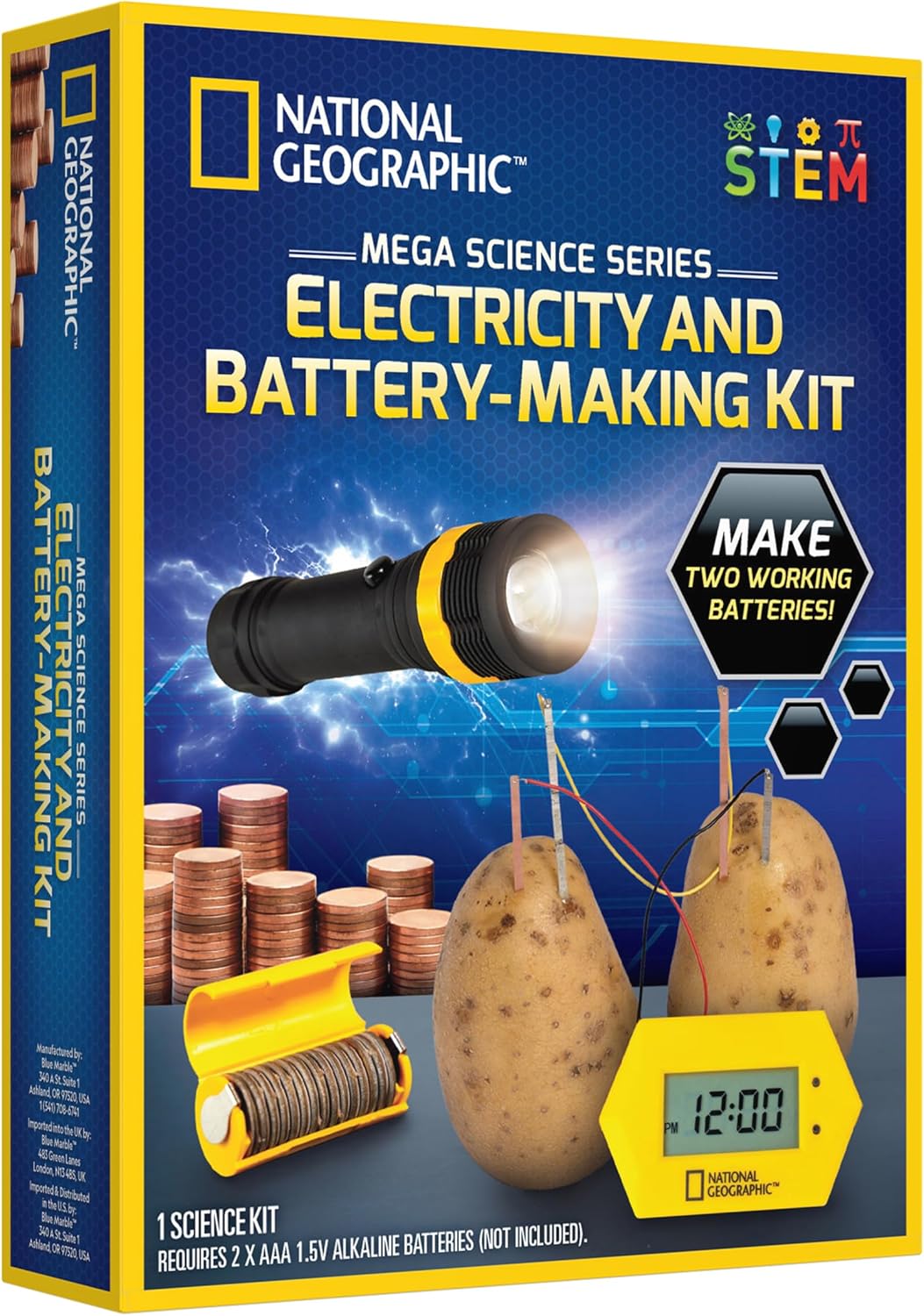 Blue Marble National Geographic STEM electricity kit