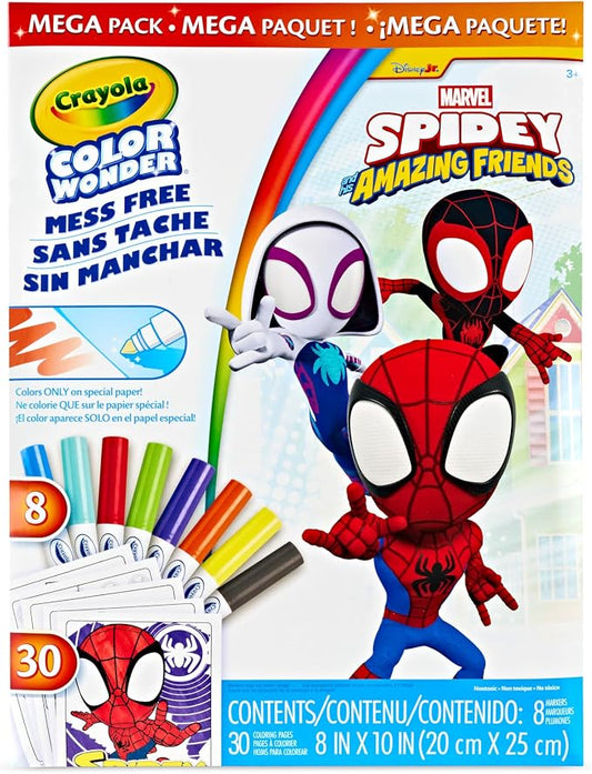 Crayola Color Wonder Spidey and His Amazing Friends Mega Set