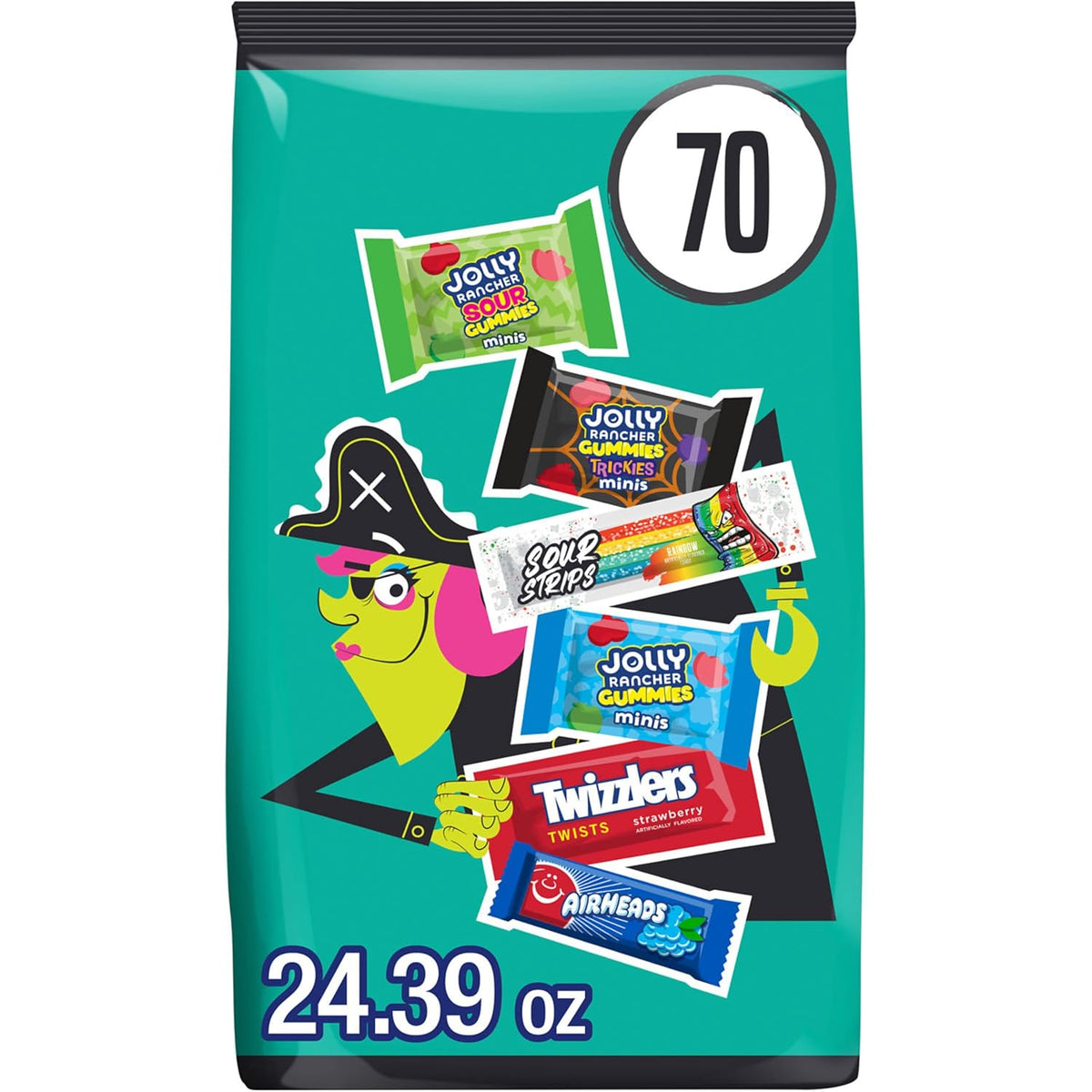 Jolly Rancher Twizzlers Sour Strips Airheads candy assortment