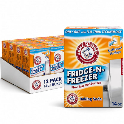 ARM & HAMMER baking soda refrigerator deodorizer box