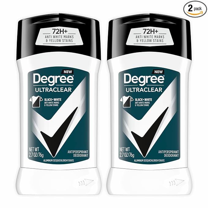 Degree Men UltraClear Black+White antiperspirant 2 pack