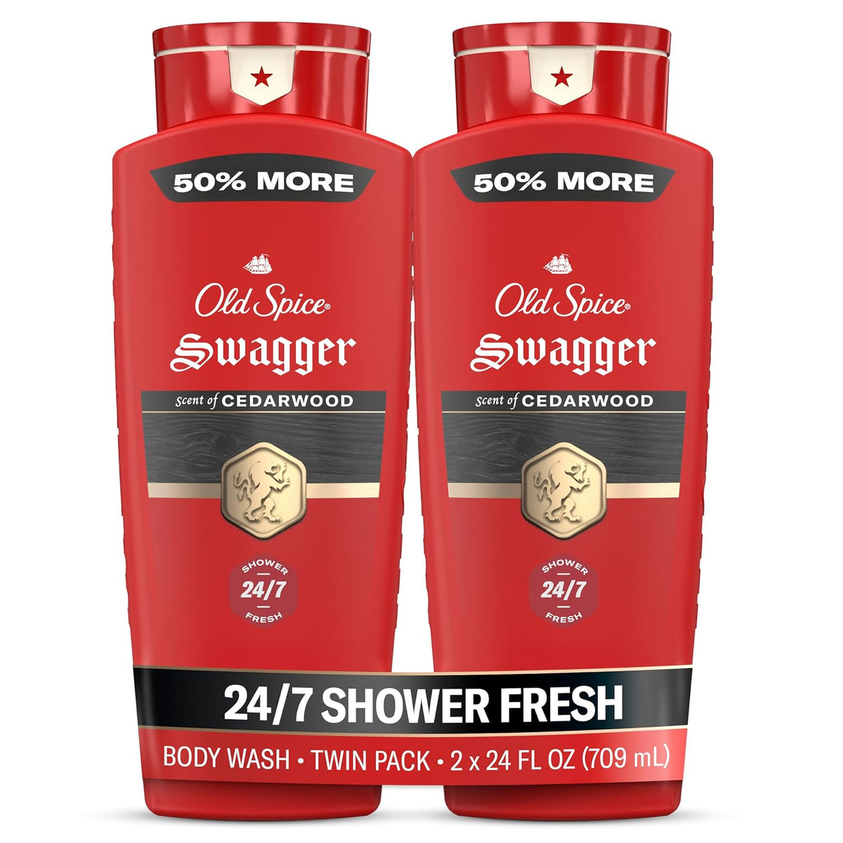 Old Spice Red Collection cedarwood body wash for men
