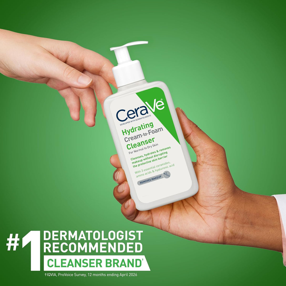 CeraVe fragrance-free cleanser for normal to dry skin