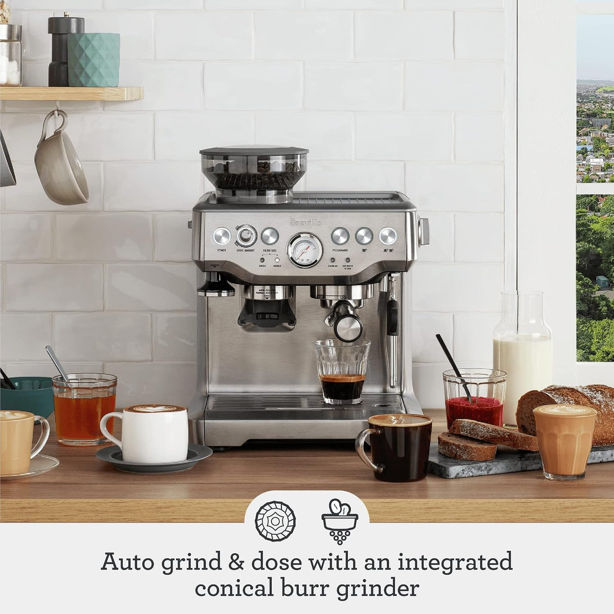 Black Sesame semi-automatic espresso machine