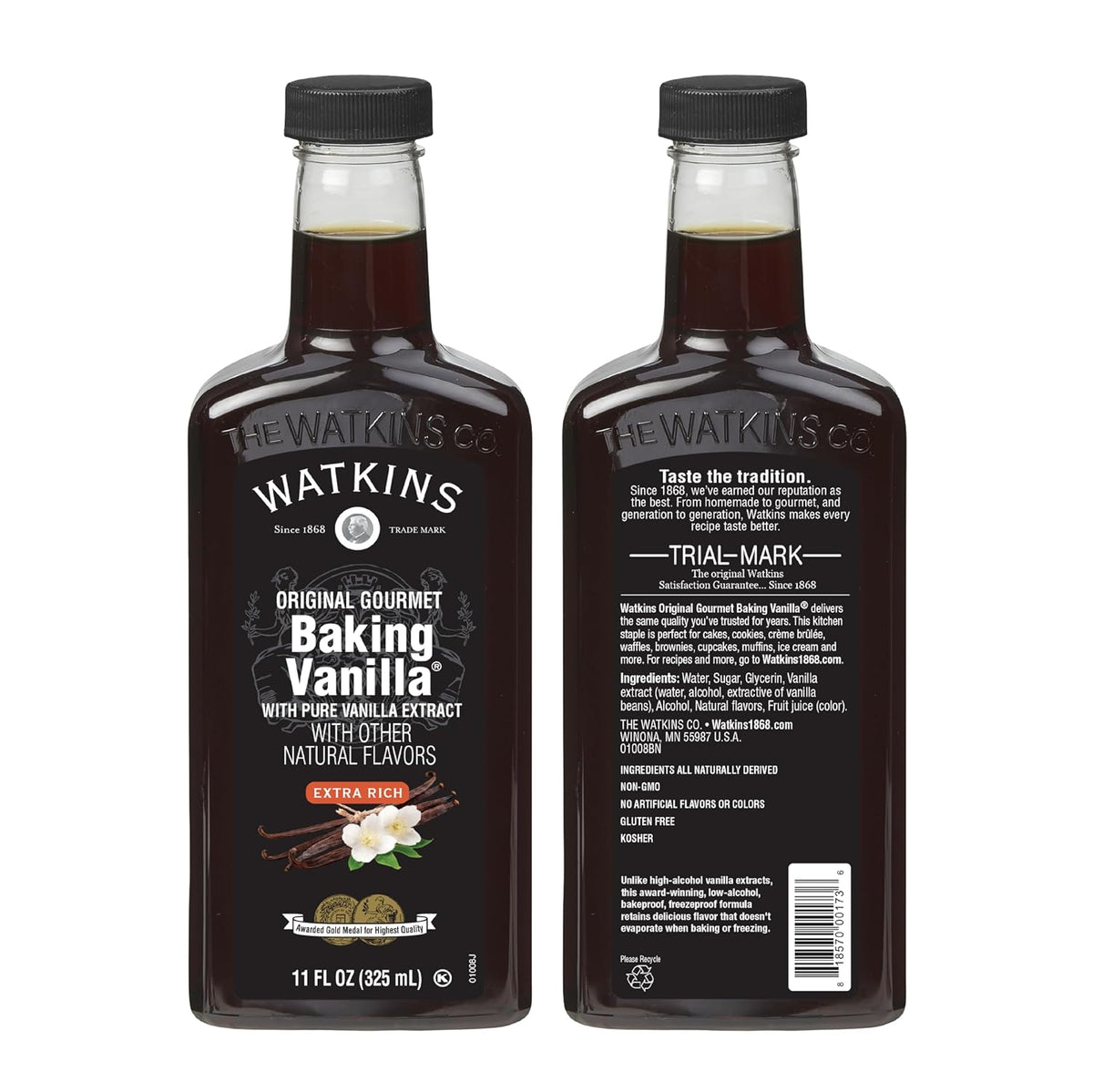 All natural original baking vanilla for desserts