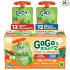 GoGo SqueeZ no sugar added applesauce variety pack 24 count