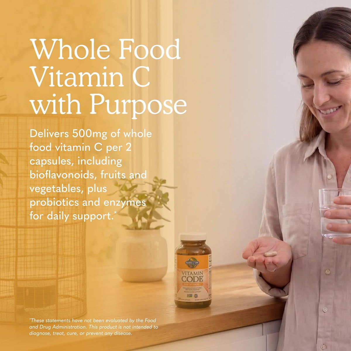 Garden of Life Vitamin Code vitamin C front label