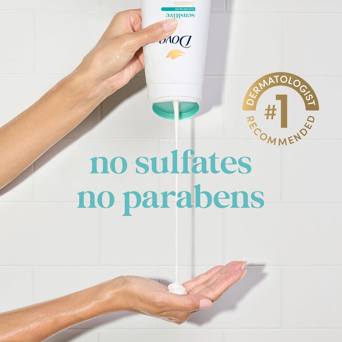 Dove body wash with MicroMoisture droplets