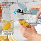 Easy grip manual can opener for kitchen use