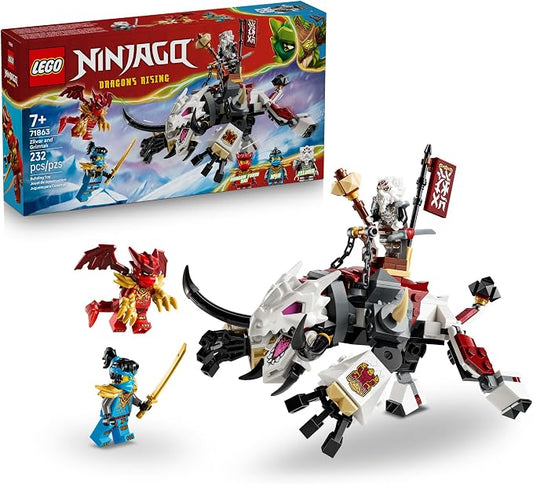 LEGO NINJAGO Zilvar and Grimtak Dragon Beast set