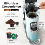 Ninja coffee maker with built-in milk frother