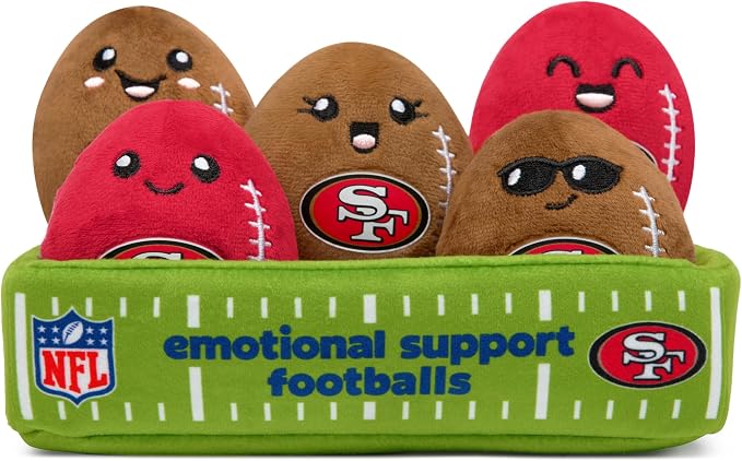 Detroit Lions football plush pals in basket