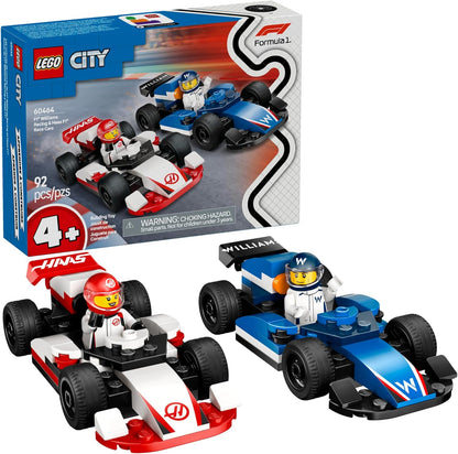 LEGO Formula 1 race cars with driver minifigures