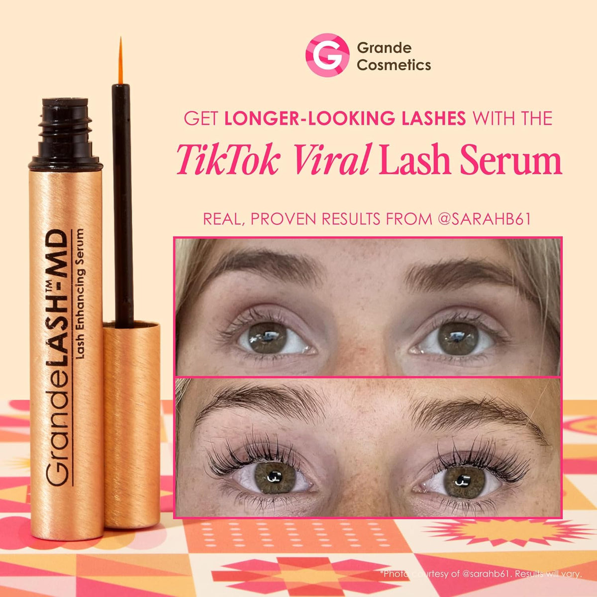 Lash and brow routine set by Grande Cosmetics